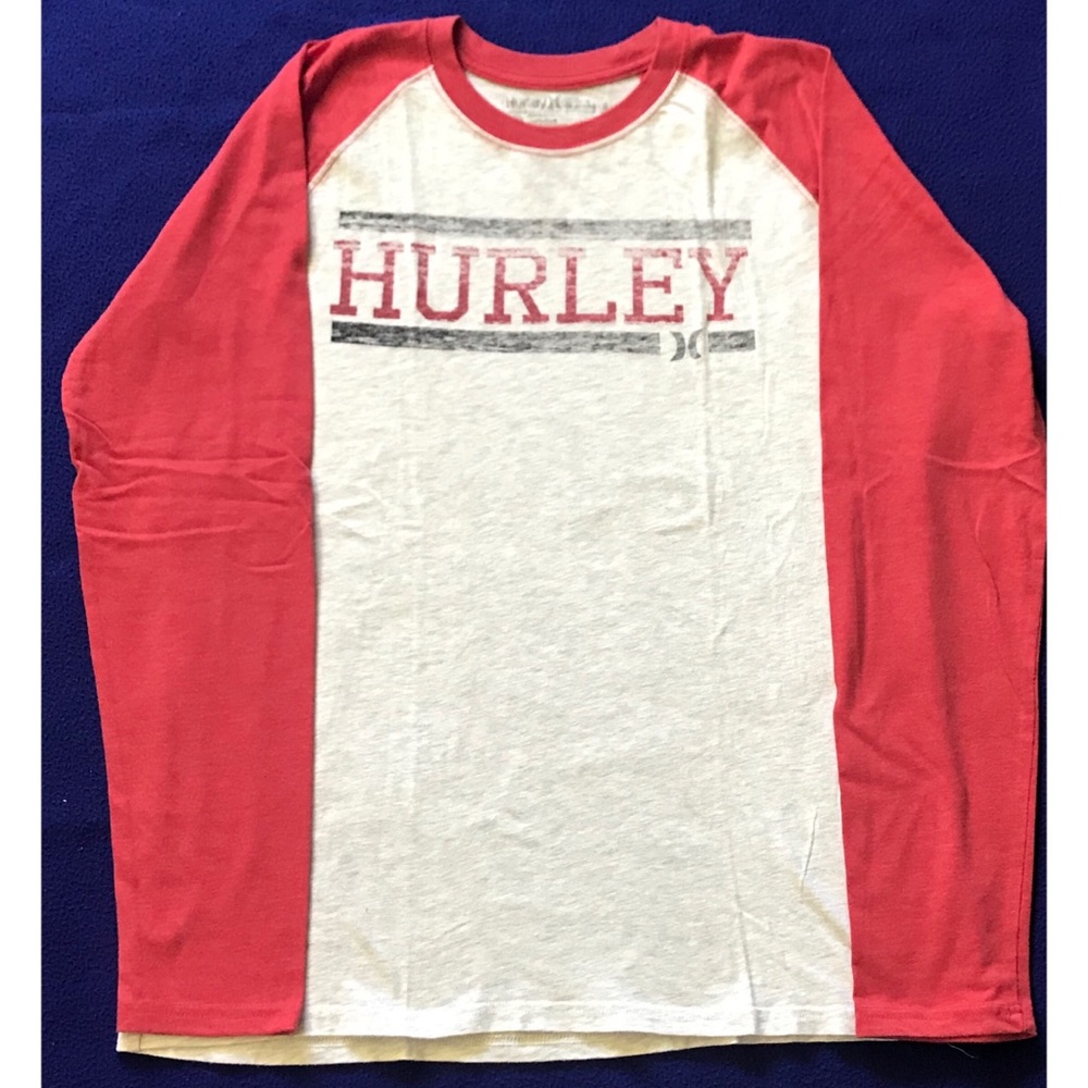 HURLEY MENS 3/4 SLEEVE T-SHIRT